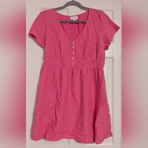 Isabel Maternity by Ingrid & Isabel Barbie Pink Mini Dress